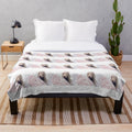 Anime-style plush blanket featuring a cute, whimsical design