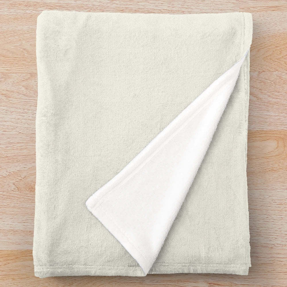 Bassman-inspired plush blanket featuring the iconic Beatles' music imagery