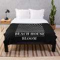 Cozy plush blanket with depression cherry-inspired design