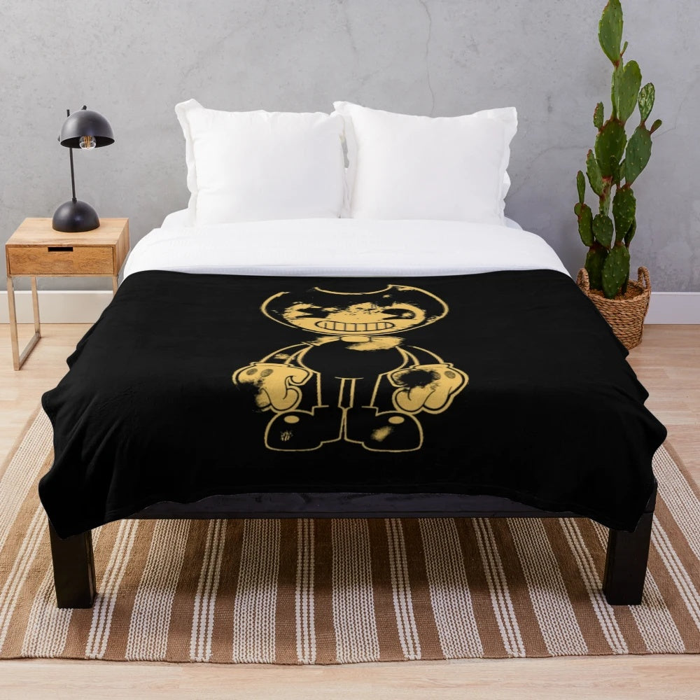 Bendy and the Ink Machine inspired plush blanket