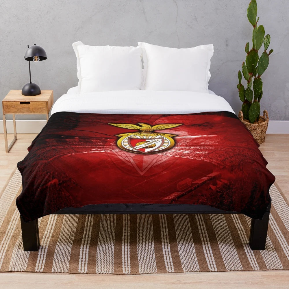 Benfica Plush Blanket with Soft, Comfortable Design
