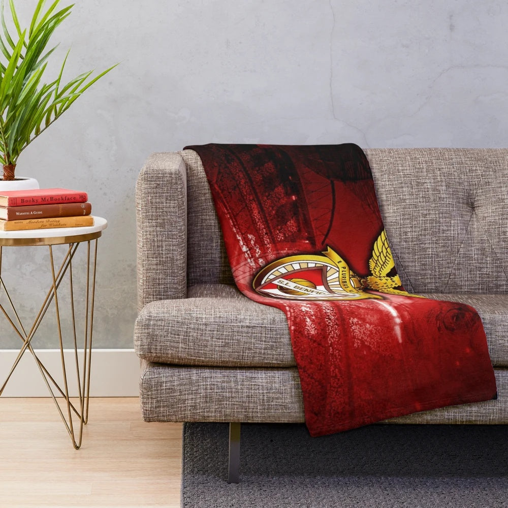 Benfica Plush Blanket with Soft, Comfortable Design