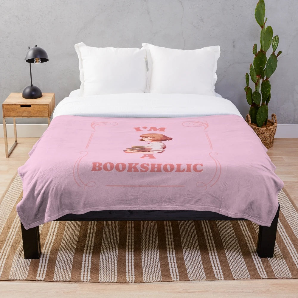 Soft and Plush Bookaholic Blanket