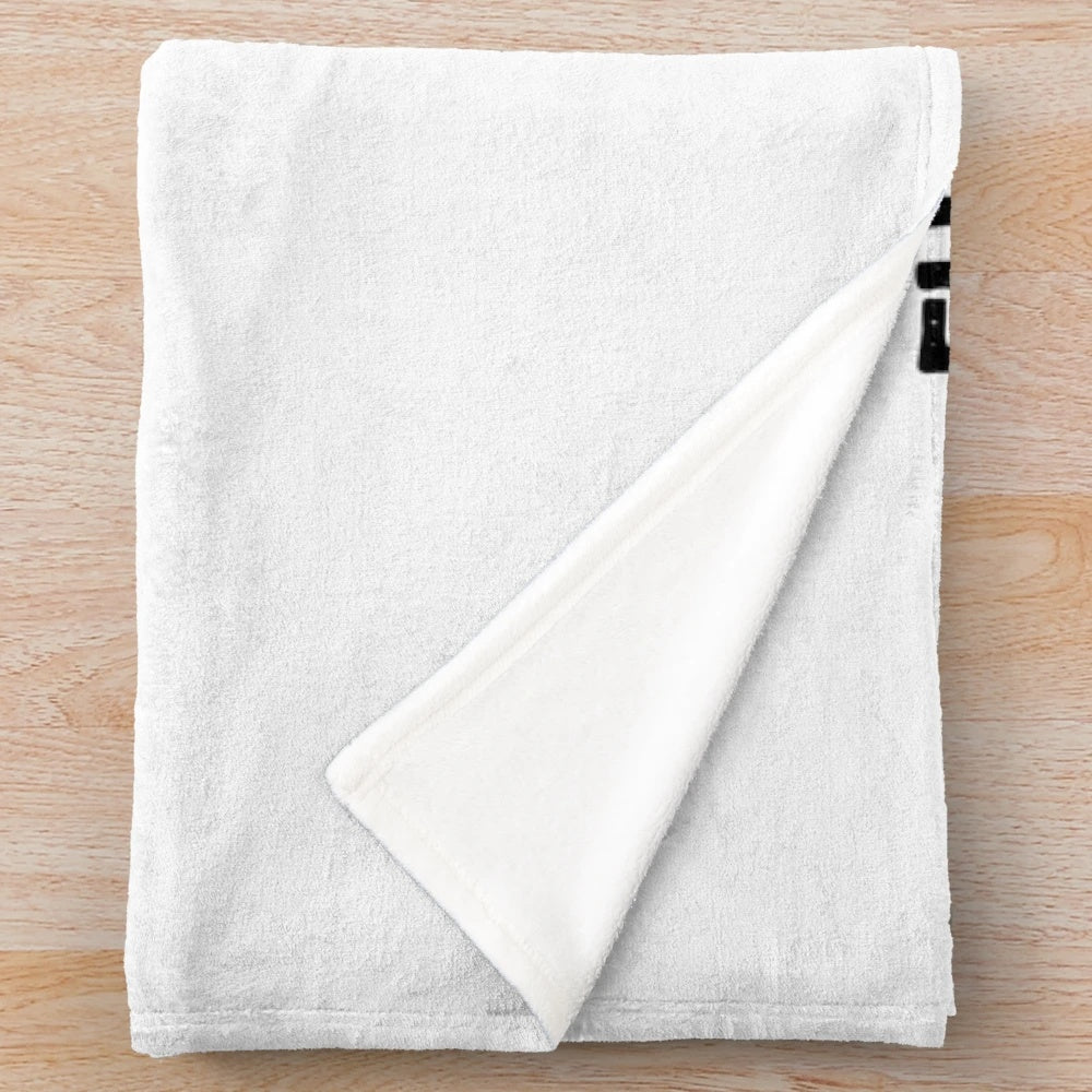 Plush blanket with boxing motif