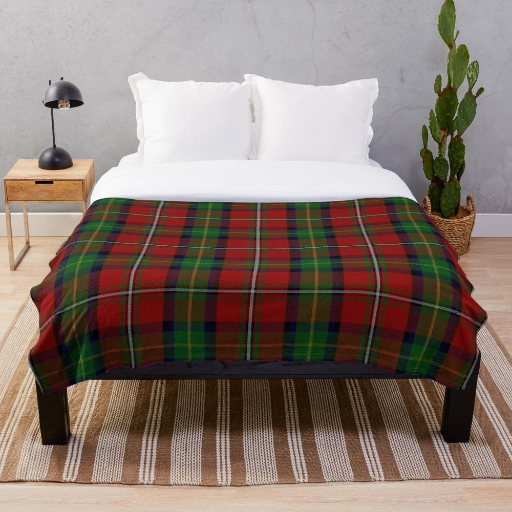 Boyd Clan Tartan Plush Blanket