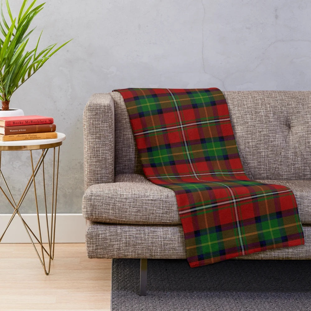Boyd Clan Tartan Plush Blanket