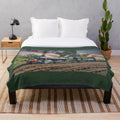 Bradley Manor Class Steam Locomotive Plush Blanket