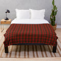 Bruce Clan Tartan Plush Blanket - Soft, Warm, and Perfect for Scottish Clan Enthusiasts