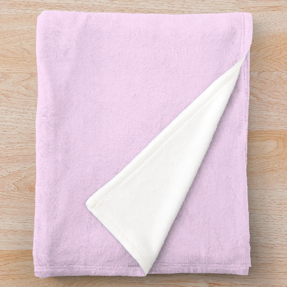 Bullterrier plush blanket featuring a cute cartoon design