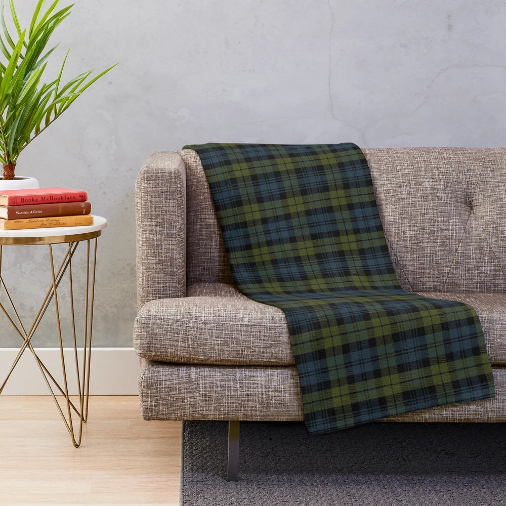 Campbell Clan Tartan Plush Blanket