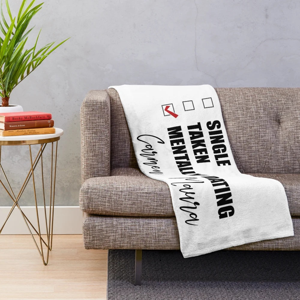 Carmen Maura inspired plush blanket for movie lovers