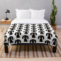 Soft and Cuddly Cartoon Dachshund Plush Blanket