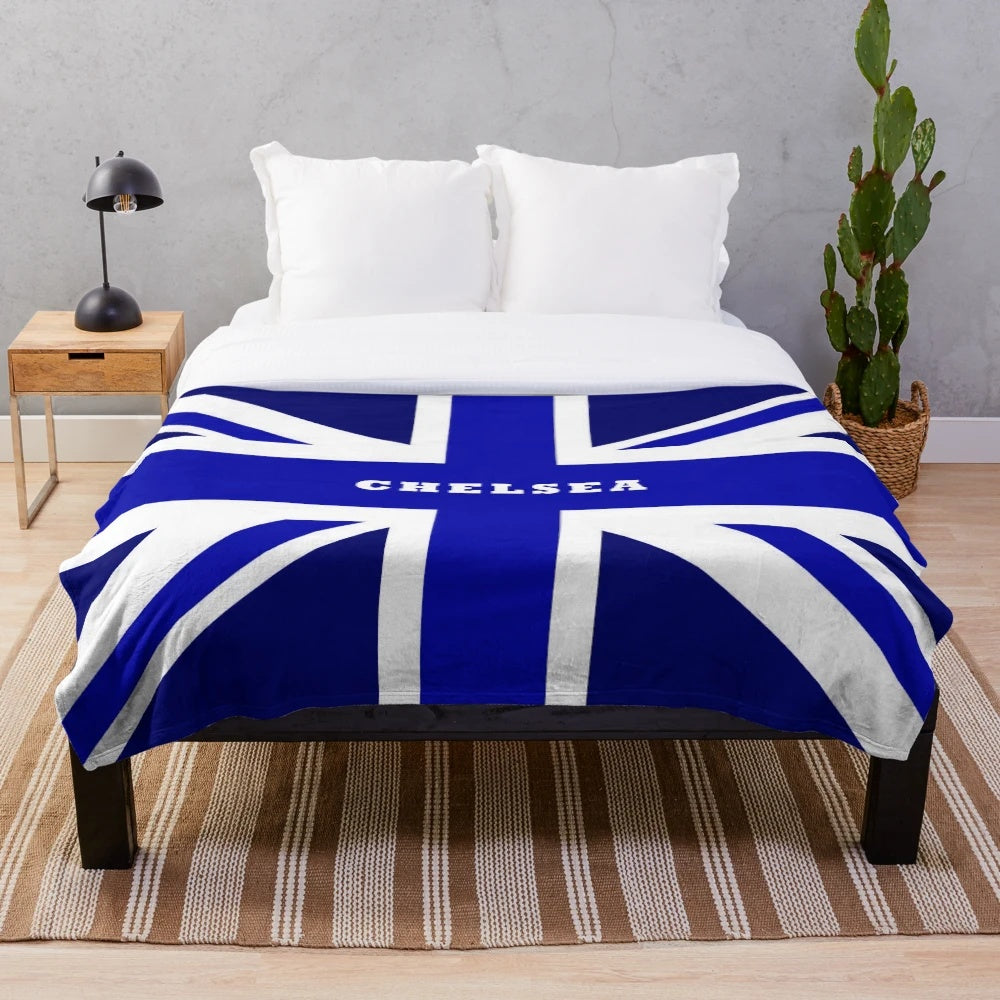 Chelsea Union Jack Plush Blanket