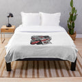 Cinema heroes plush blanket featuring favorite movie characters