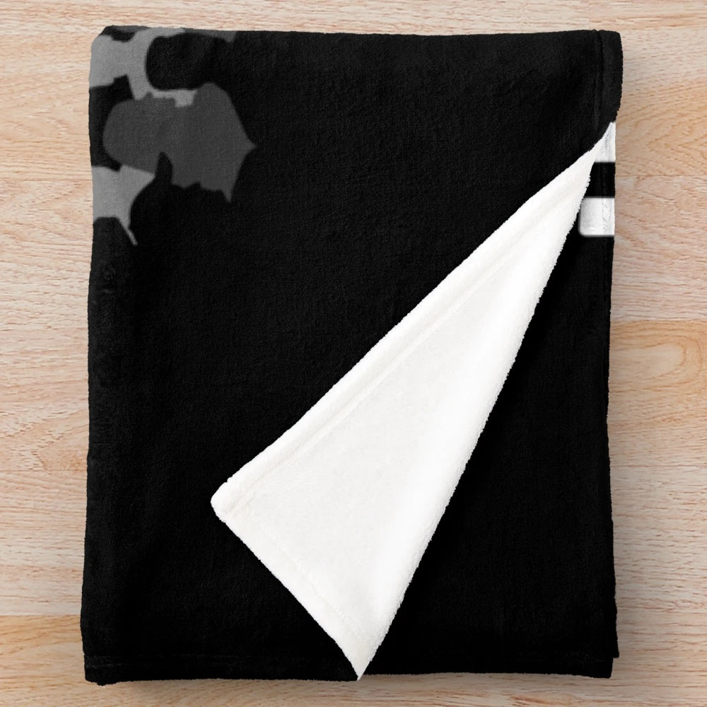 Cozy plush blanket with a cinema-inspired design