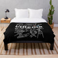 Plush cinema-themed blanket for movie enthusiasts