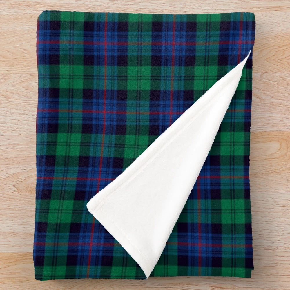 Clan Armstrong Tartan Plush Blanket