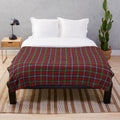 Clan Foster tartan plush woollen blanket