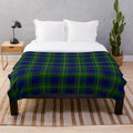 Clan Johnstone tartan plush blanket