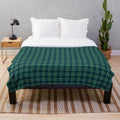 Clan Keith Ancient Tartan Plush Blanket for Cozy Scottish Home Decor