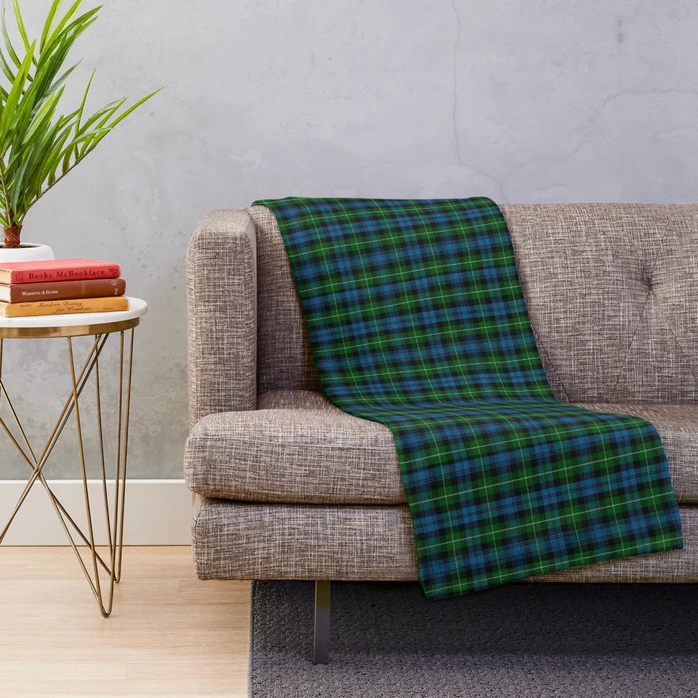 Clan Lamont Tartan Plush Blanket