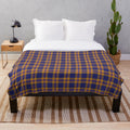 Clan McCann Tartan Plush Blanket with a soft, cozy design