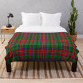 Clan McCulloch Tartan Plush Blanket showcasing Scottish heritage and highland culture