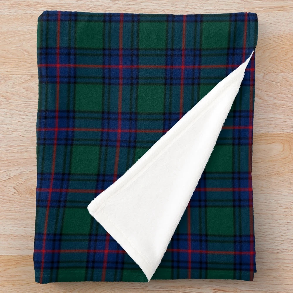 Clan Shaw Tartan Plush Blanket