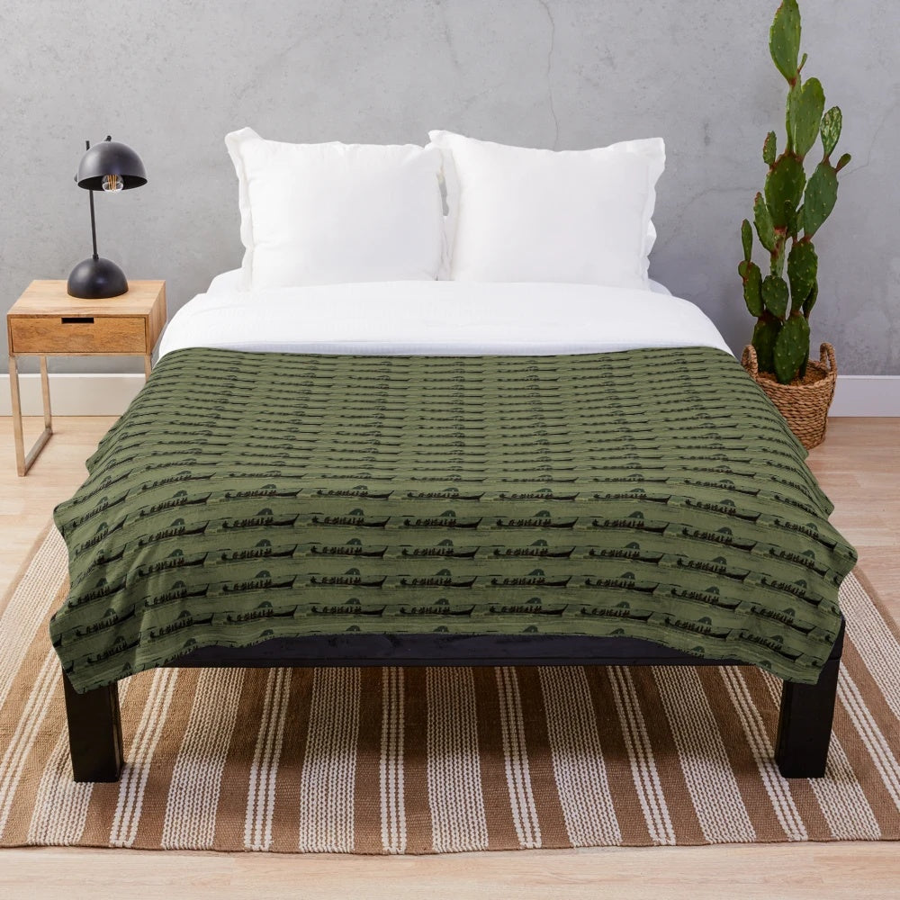 Coastal Plush Blanket featuring ocean and beach design