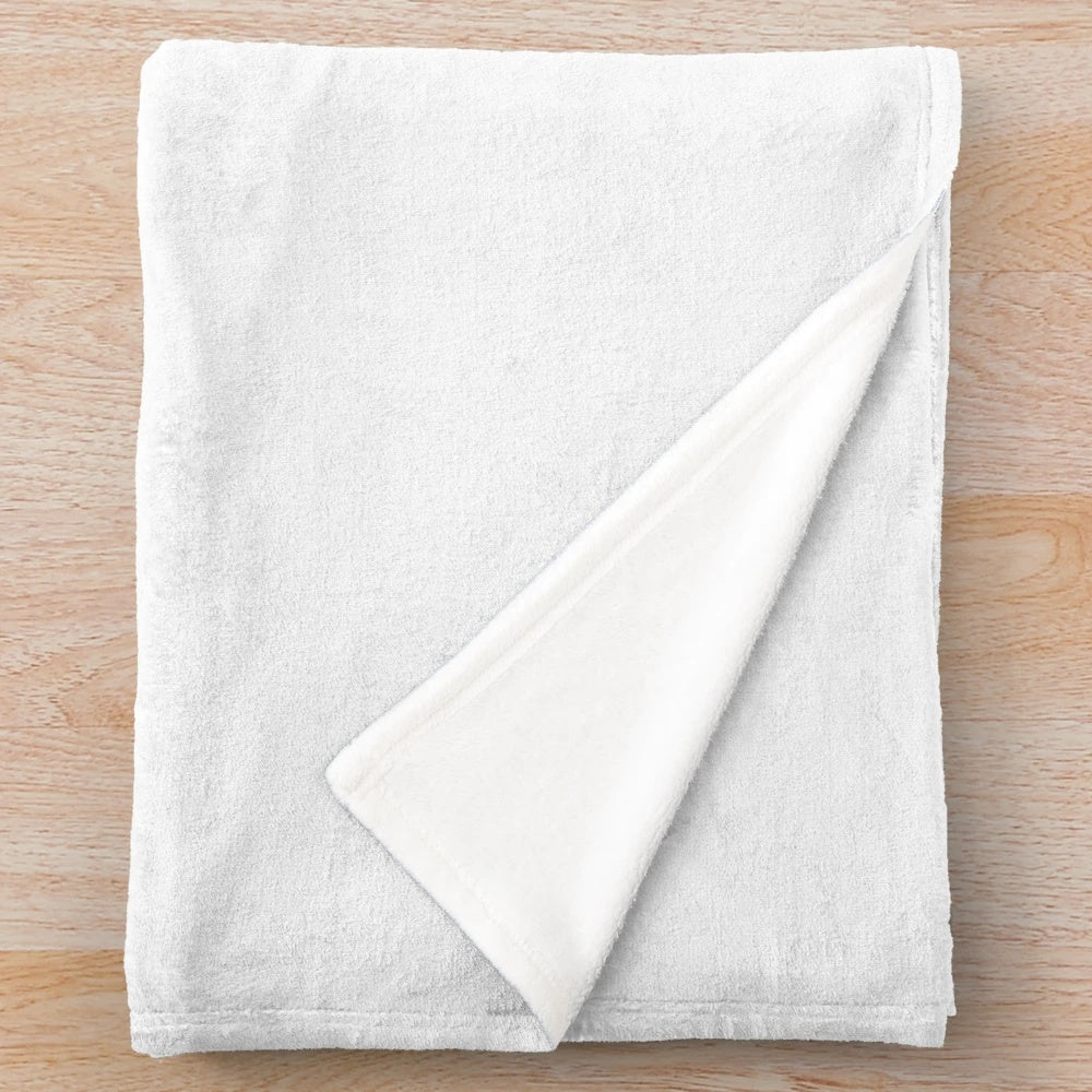 Soft, plush blanket with coffee-themed design