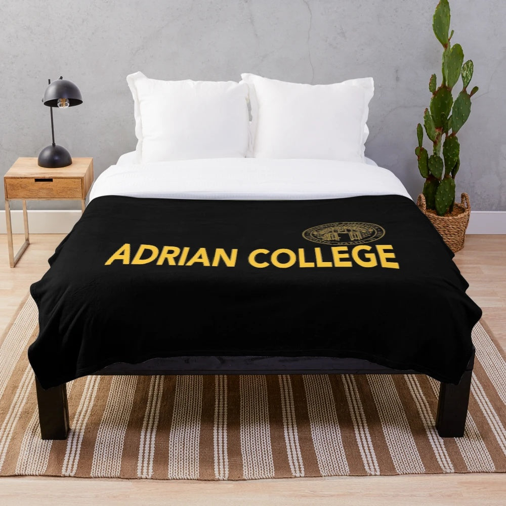 Adrian College Plush Blanket for Sports and Campus Fans