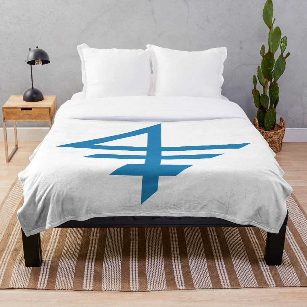 Columbia Business School plush blanket with school logo