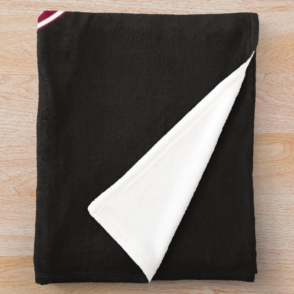 Concord University Plush Blanket with Ice Hockey Design