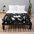 Soft and plush blanket featuring a cryptid design
