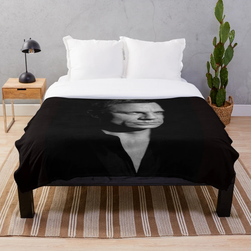 Daniel Craig Inspired Plush Blanket