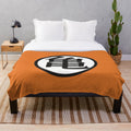 Dragon Ball Goku Turtle Logo Plush Blanket