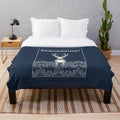 Plush blanket featuring wildlife and nature designs for environmentally conscious consumers