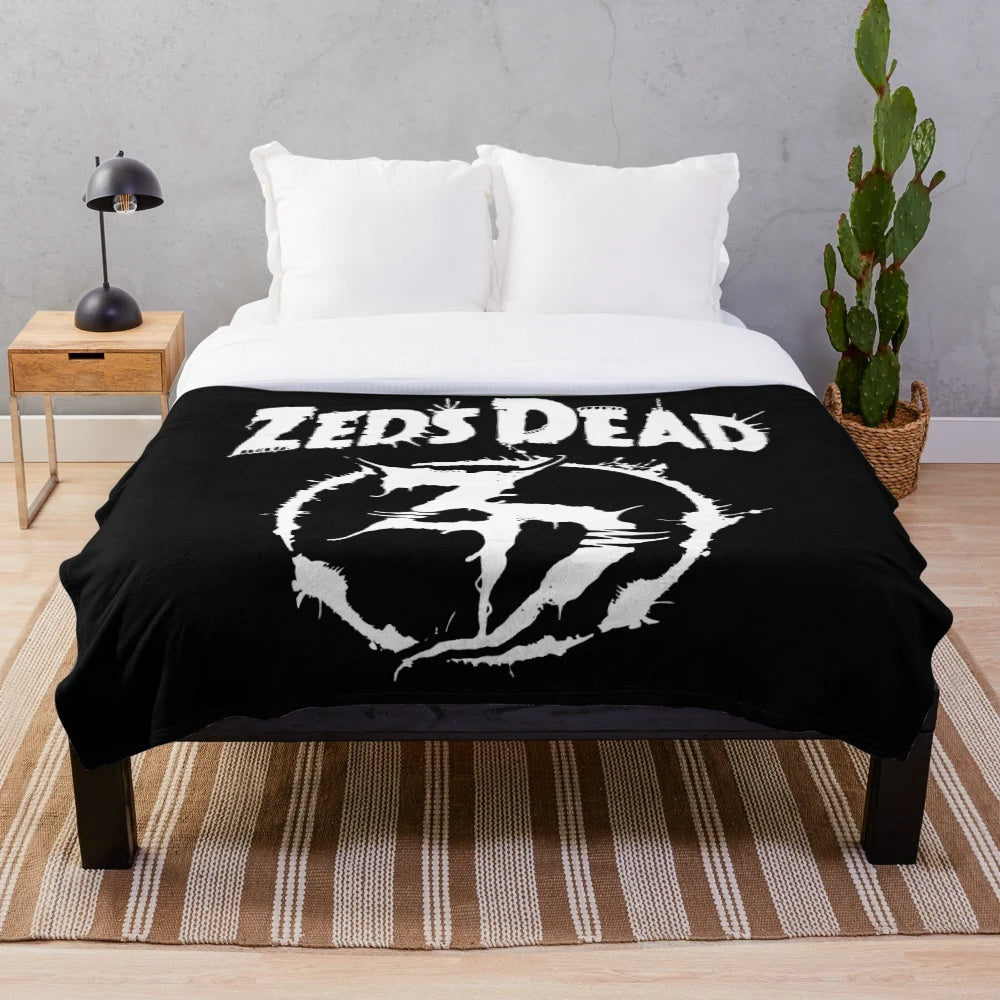 Zeds Dead Plush Blanket for Electronic Music Fans