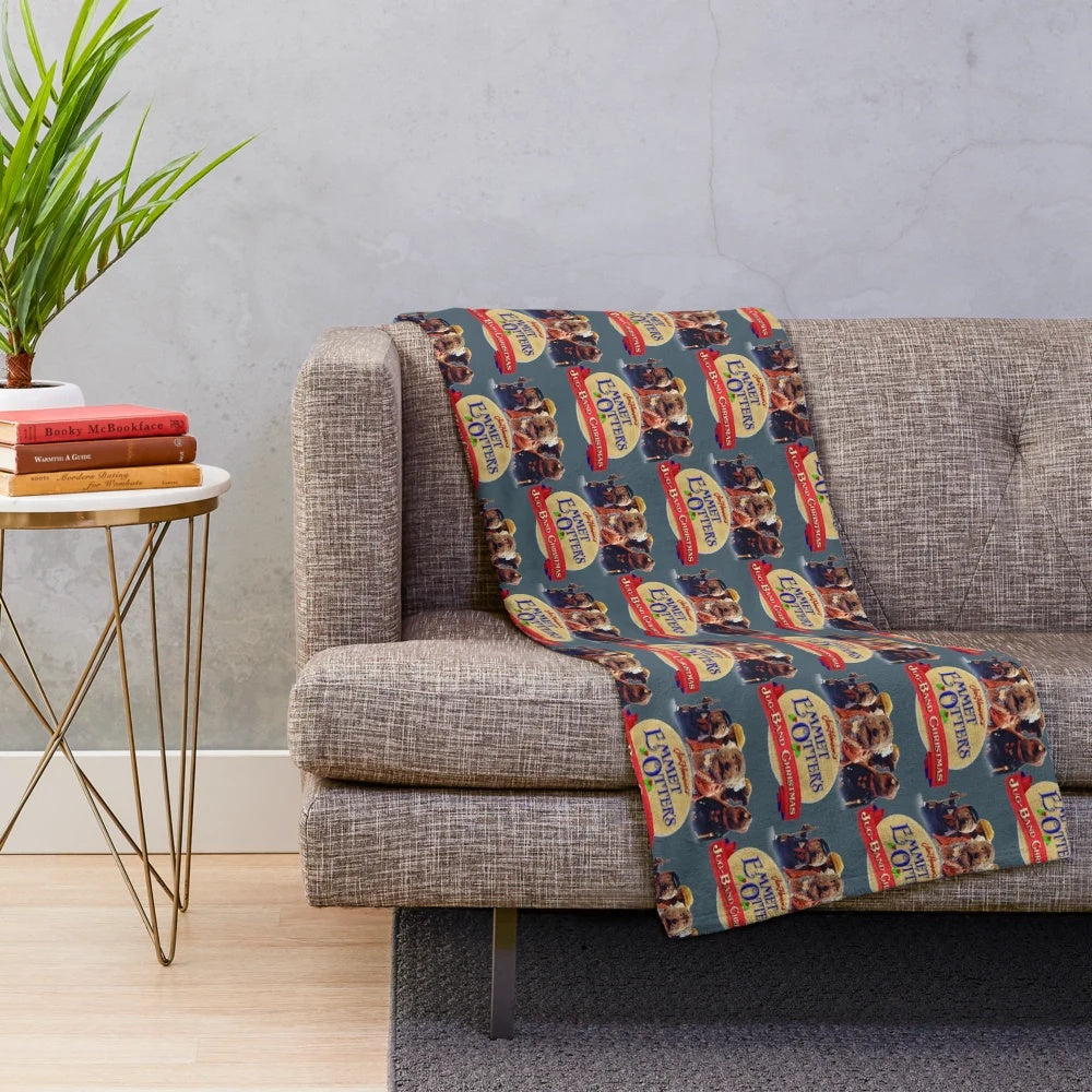 Emmet Otters Jug Band Christmas Plush Blanket