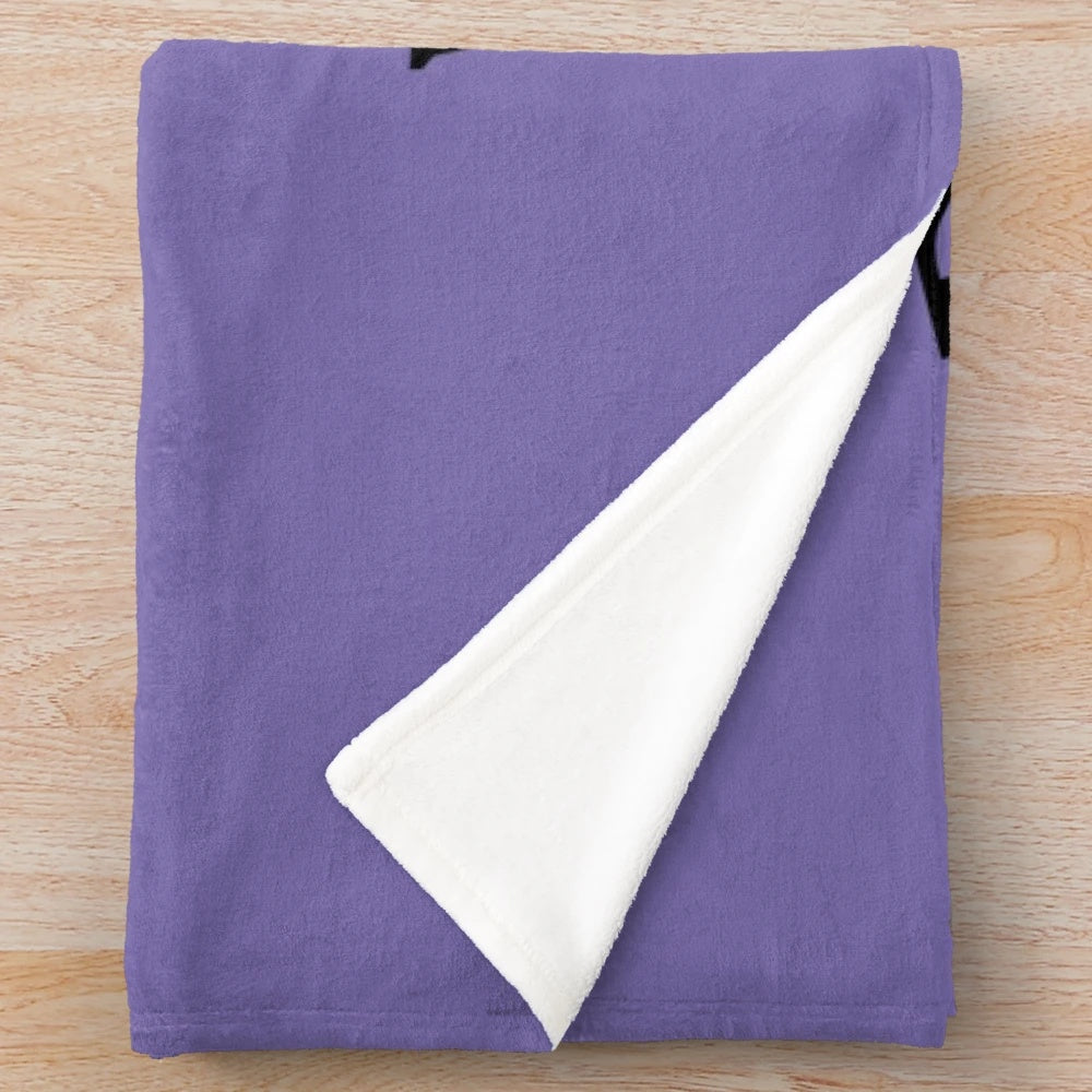 Soft plush blanket featuring a feminist witch design for a cozy, witchy home