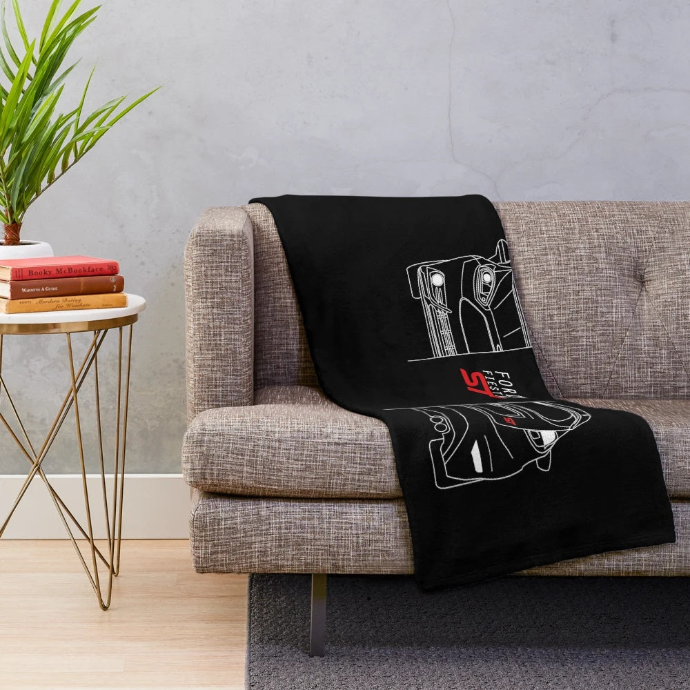 Ford Fiesta ST inspired plush blanket
