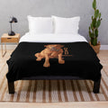 Fox red labrador retriever dog plush blanket