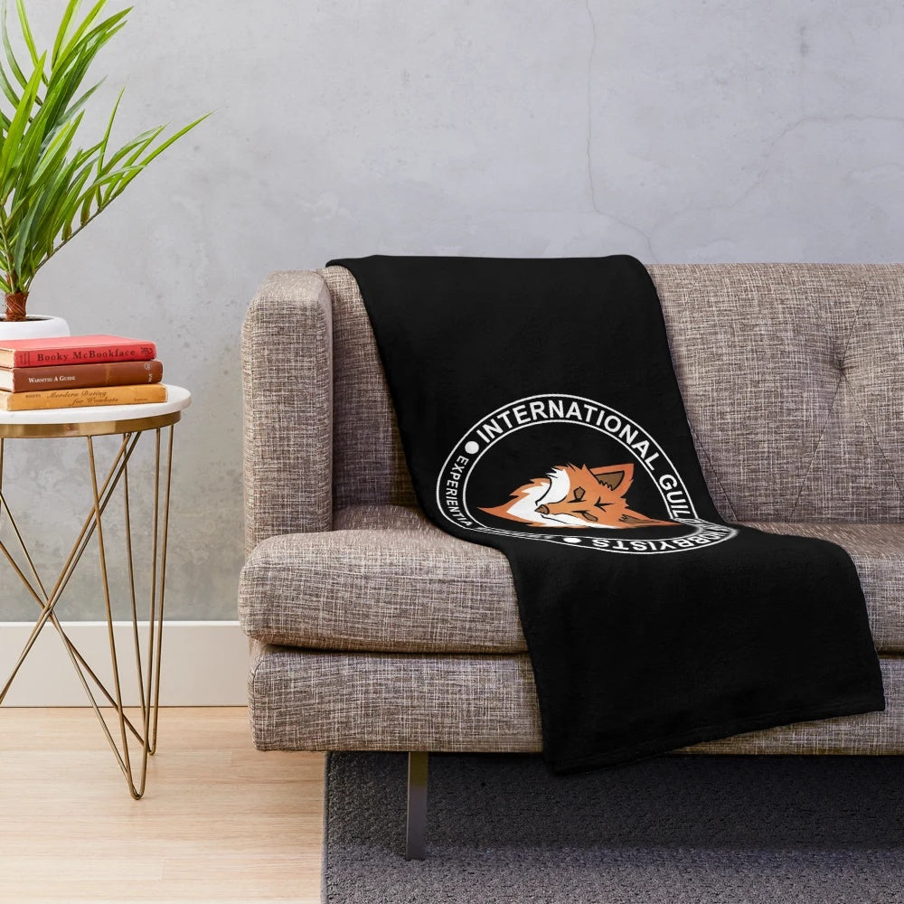 Plush Fuchs-themed blanket for Warhammer 40k fans
