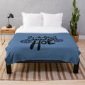 Plush garden hoe blanket for gardening lovers