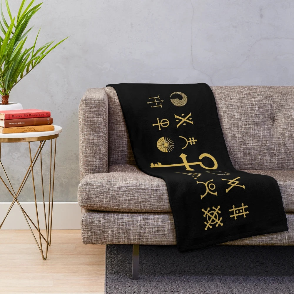 Greta Van Fleet Dreams in Gold Tour Plush Blanket