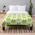 Henry the frog plush blanket, perfect for animal crossing fans