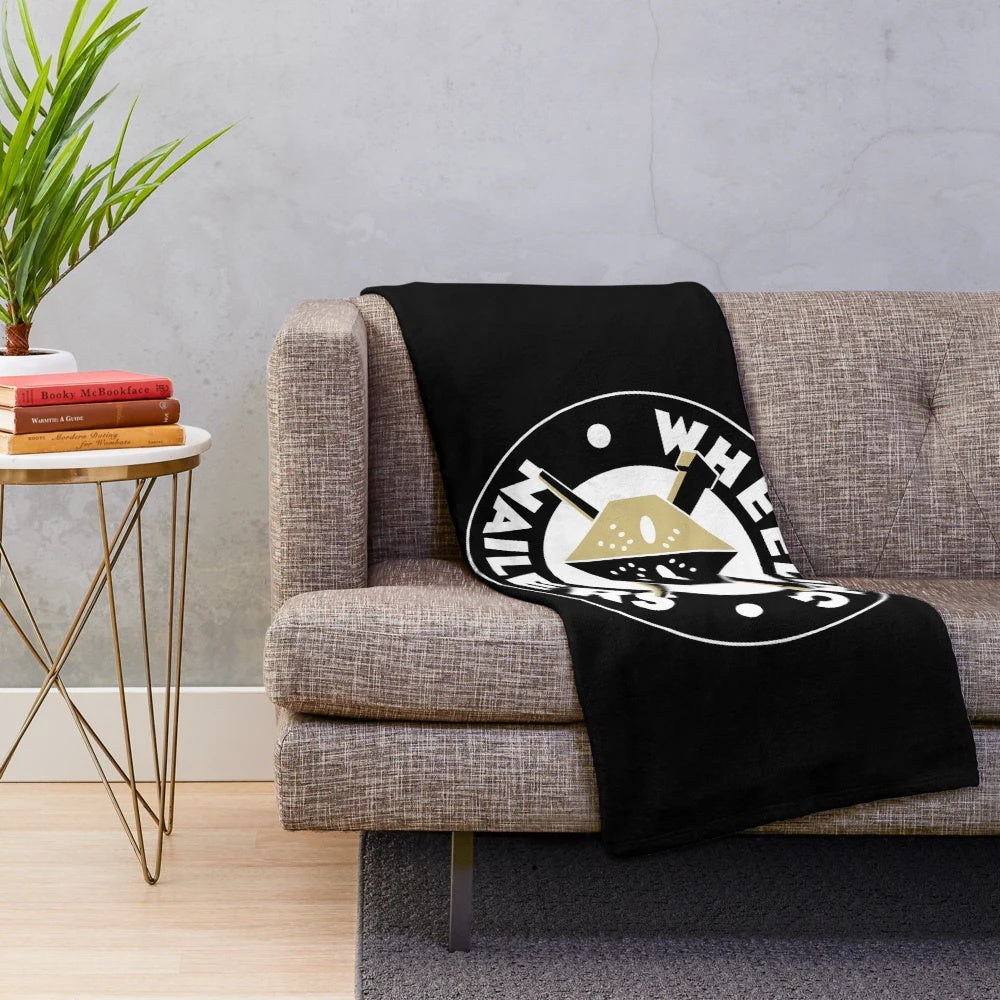 Wheeling Nailers hockey-themed plush blanket