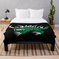 Hodag plush blanket featuring the mythical Wisconsin creature