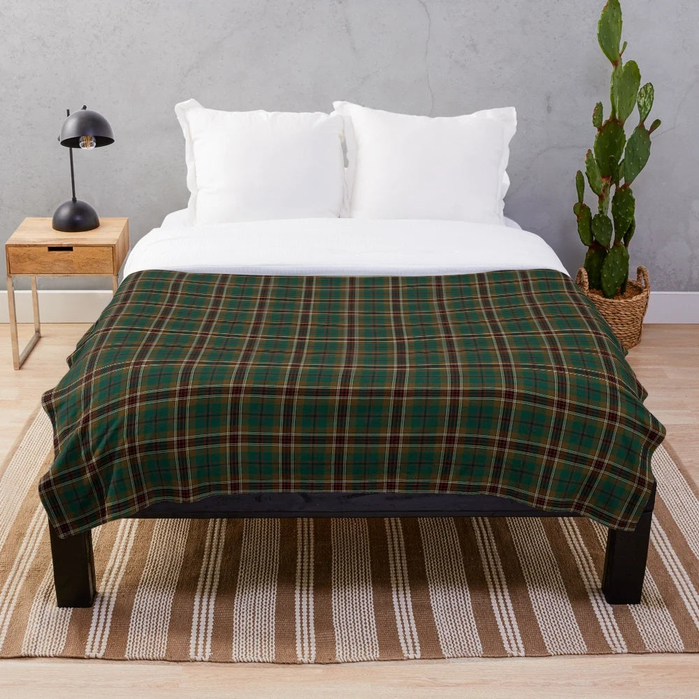 Murphy Tartan Classic Irish Plaid Plush Blanket