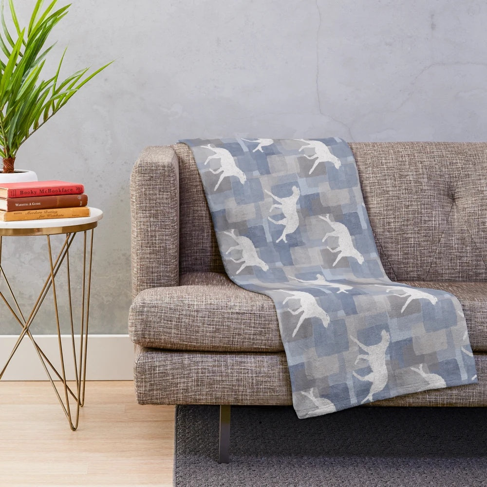 Soft and plush Irish wolfhounds blanket